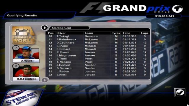 Grand Prix World: Stewart Career Mode - Part 30 - Major Improvements смотреть онлайн