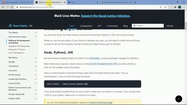 React Native tutorial for beginner | Part 5 Installation [hindi] | 2020 смотреть онлайн