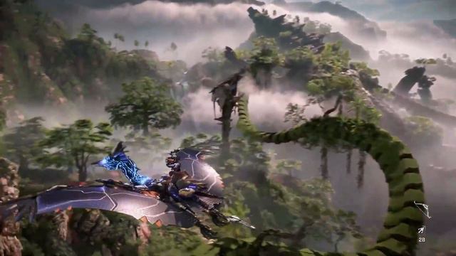 Horizon Forbidden West - New Flying Enemy, Possible Flying Mount in 4k смотреть онлайн