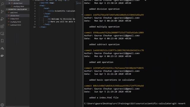 Learn While Doing - Practical Git Course - Part #3 - Undoing Changes Using Git Revert and Git Reset смотреть онлайн