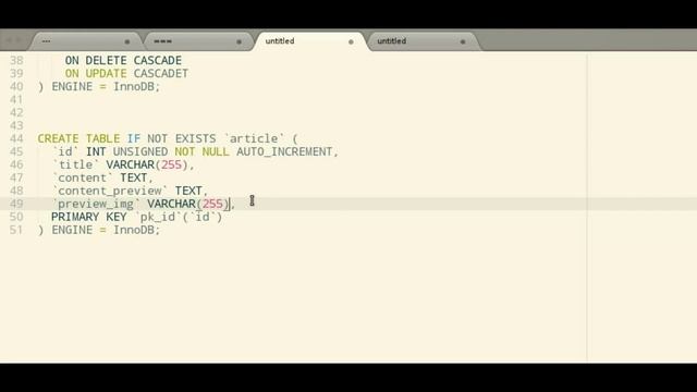 Sublime Text MySQL Snippets смотреть онлайн