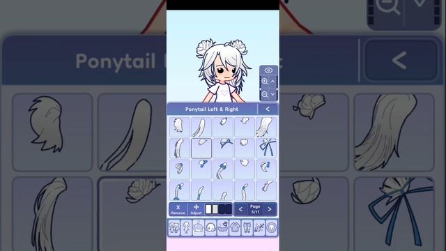 делаю скин:3(волосы)#gacha смотреть онлайн