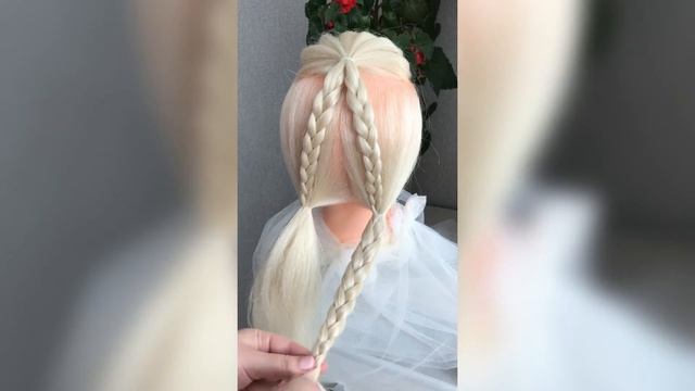 Быстрая прическа в школу. Быстрая прическа в детский сад смотреть онлайн