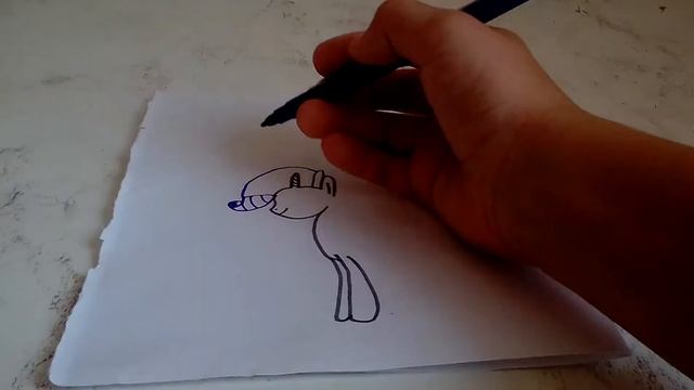 Как нарисовать пони Рарити Часть 1 смотреть онлайн