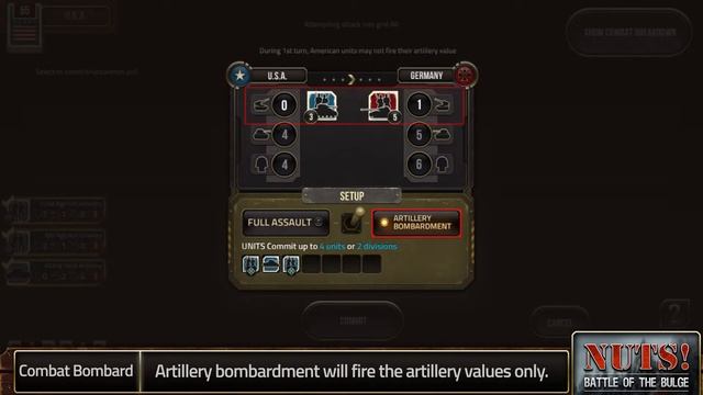 Nuts!: The Battle of the Bulge Tutorial - Combat Bombardment смотреть онлайн