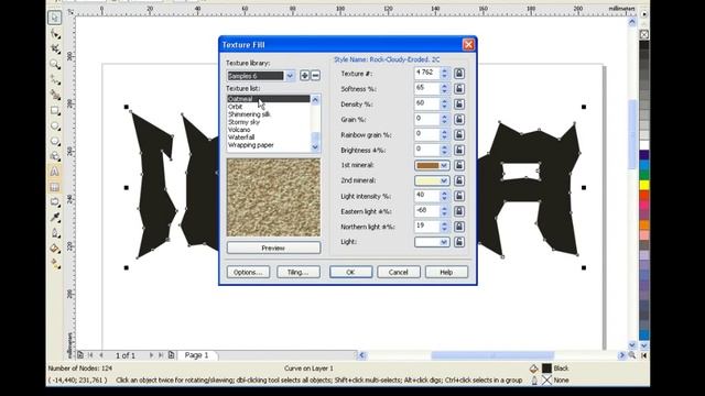 CorelDRAW X4 ледяная надпись смотреть онлайн