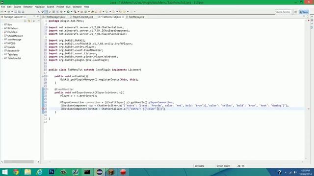 How to Code Header and Footer on Tab menu - Minecraft - Out dated in Spigot 1.8.1 смотреть онлайн