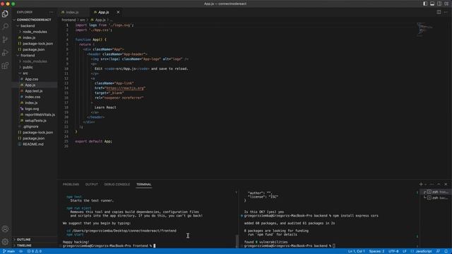Setting Up a Full Stack Application: React Frontend and Node.js Backend смотреть онлайн