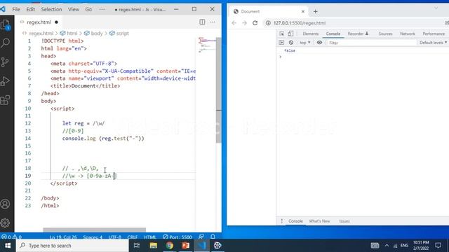 Meta characters in Regular Expressions |Regular Expressions | JavaScript tutorials for beginners смотреть онлайн