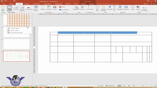 MS power point lecture 8 | how to insert table in power point | insert picture in power point смотреть онлайн