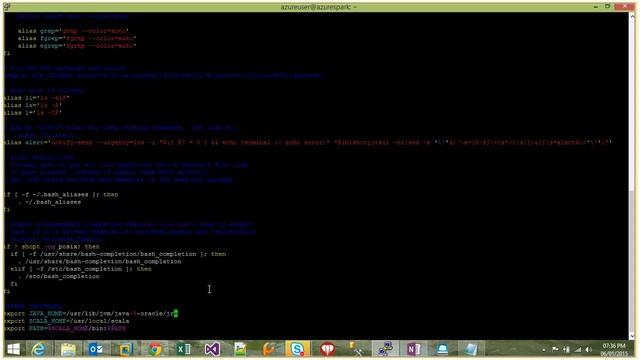 Deployment of Apache Spark 1.3.1 on Microsoft Azure Linux VM & RDD with Scala смотреть онлайн