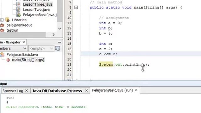 Basic Java 32 pelajaran logical, assiagnment bit operator смотреть онлайн