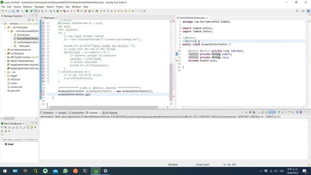 Curso Java - Lombok | Explicando Anotaciones @Getter, @Setter y Sus Combinaciones смотреть онлайн