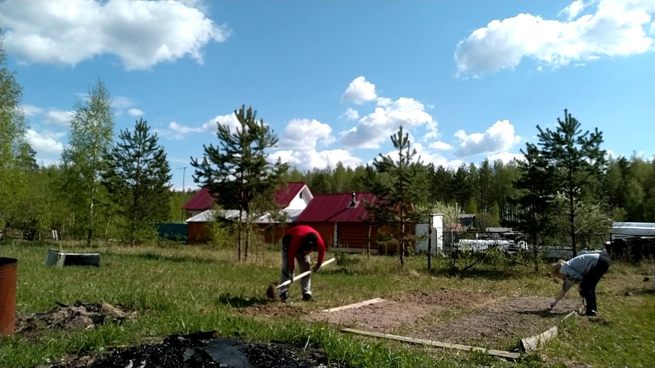 Первые Грядки на Новом Участке. смотреть онлайн