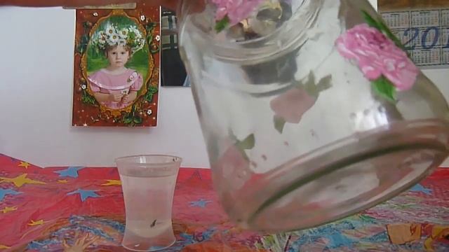 делаем баночку с розами /декупаж