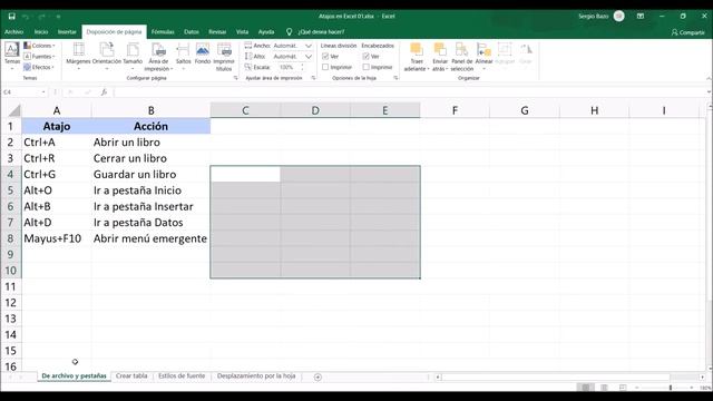 ATAJOS de TECLADO en Excel - Tomo 1 смотреть онлайн