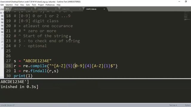 Python Regular Expression Part1 | March 3 смотреть онлайн