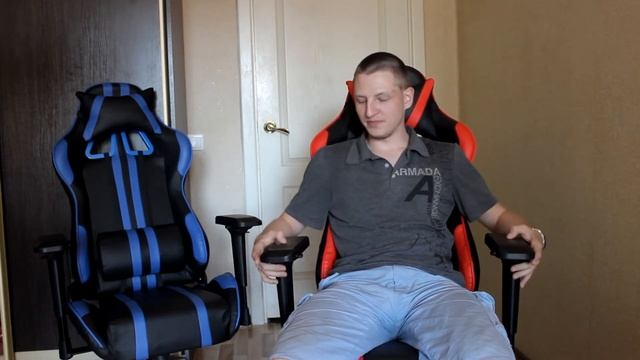 Компьютерные кресла WCG а-ля DXRacer. 4D подлокотники. смотреть онлайн