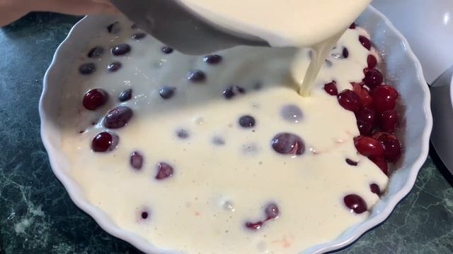 Клафути с вишней простой рецепт вкусного французского пирога смотреть онлайн
