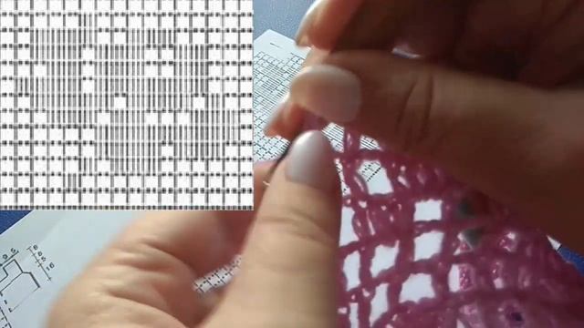 Красивый филейный рисунок для платья или кофточки смотреть онлайн