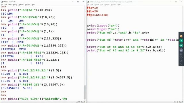 Python 3 Tutorial 020- Format print output using %, format, padding and aligning strings смотреть онлайн