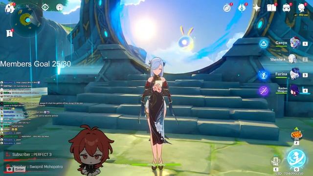 ?[Eng/hindi] GENSHIN IMPACT : DOing Abyss 36 Stars For Members |Genshin Streamer смотреть онлайн