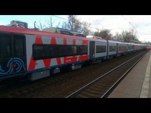 ЭС2Г Ласточка на станции МЦД-2 Бутово.