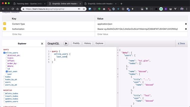 1. Fetching data with GraphQL Queries смотреть онлайн