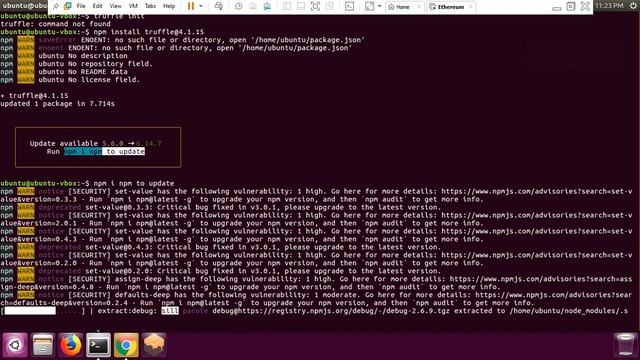 Coursera truffle init command fails how to resolve ?? смотреть онлайн