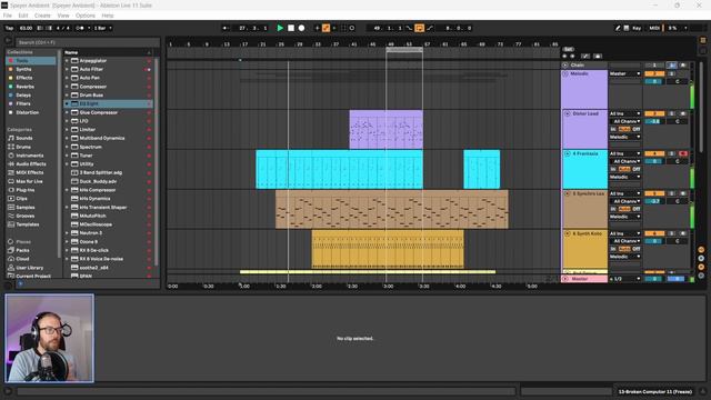 Making AMBIENT music from scratch! // Ableton Live 11 // Live Stream 11 смотреть онлайн