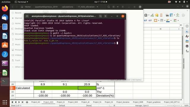 Project: 16 (ph.x) H2O molecule vibration modes | Quantum Espresso Tutorial 2019 смотреть онлайн