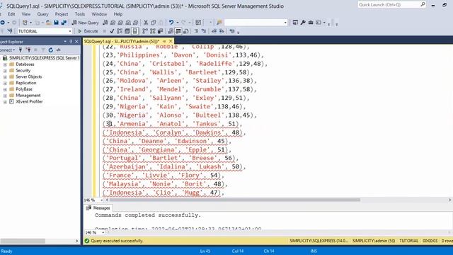 SQL- Inserting Data into a Database, Using SELECT Statement смотреть онлайн