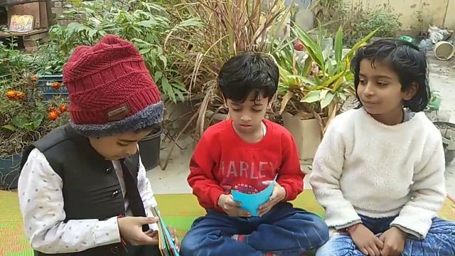 kids vlog, medhansh, paras, anshika, unboxing video, origami sheets, origami paper craft, fun time смотреть онлайн