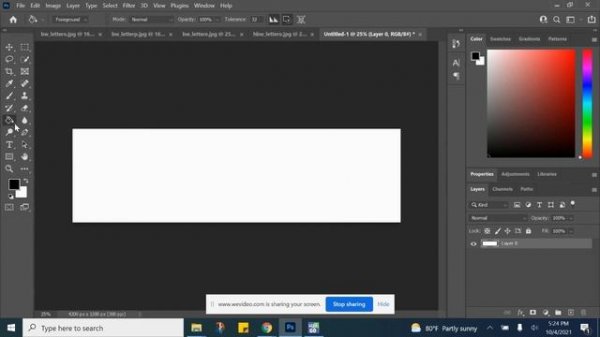 Adobe Photoshop: Word Search Collage
