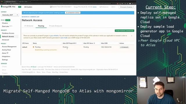 Migrate Self-Managed MongoDB to Atlas with mongomirror and VPC Peering (on Google Cloud) смотреть онлайн