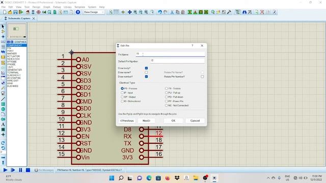 TASK 2: PROTEUS LIBRARY DESIGN (NODE MCU SCHEMATIC DESIGN) смотреть онлайн