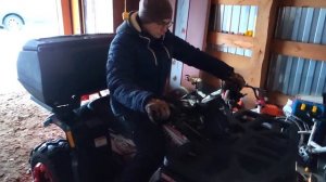 Как установить кофр на квадроцикл - Квадроцикл Avantis Hunter 200