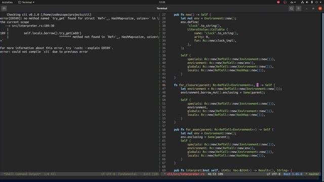 Creating a new programming language with Rust Part 31: Restructuring the environment смотреть онлайн