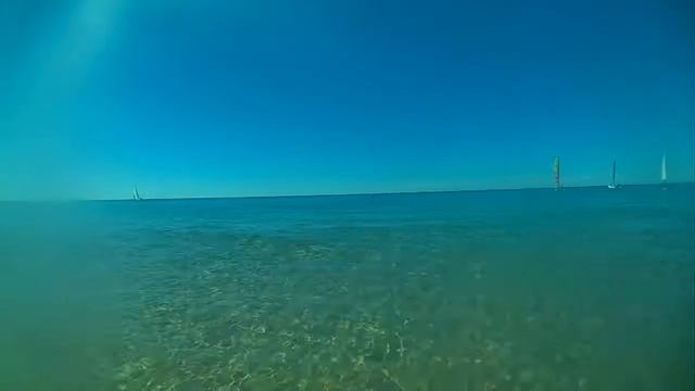 Mini-Kayak "Six-2-Nine" for kids being tested on the sea смотреть онлайн