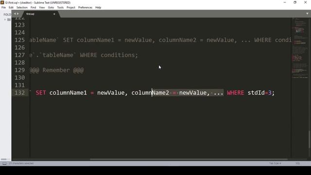 Delete And Update Query In SQL смотреть онлайн