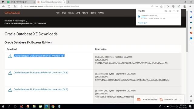 Oracle Database 21c Express Edition Download смотреть онлайн