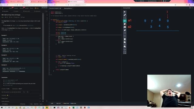 LeetCode #989 - Add to Array-Form of Integer смотреть онлайн