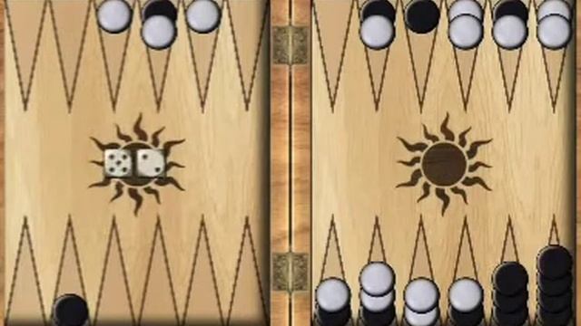 Plakoto backgammon: from middle game to bear-off (and gammon win) смотреть онлайн