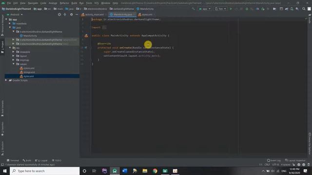 How To Make a Dark Theme in Android Studio смотреть онлайн