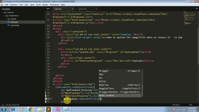How to upload the image/file when we choose it in php by AN Gupta смотреть онлайн