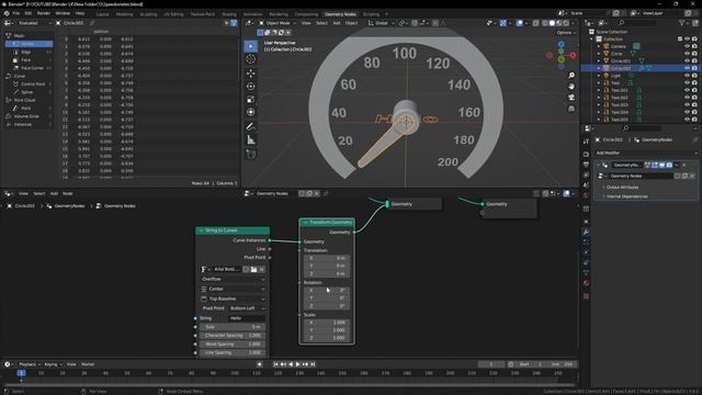 Creating a Speedometer with Geometry Nodes Part 1 | Blender tutorials Sinhala смотреть онлайн