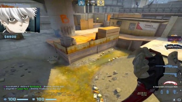 FOCUS РАЗНОСИТ 3000 ELO НА 100 ПИНГУ // МОМЕНТЫ СО СТРИМА. #csgo #focus #faceit