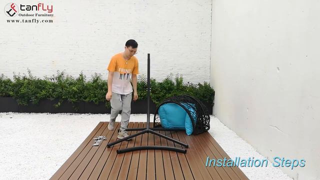 TANFLY Hanging Swing Chair TF-9756KD Mail Carton Design смотреть онлайн