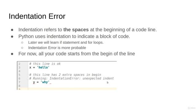 Indentation Error [Mastering 4 critical SKILLS using Python] смотреть онлайн