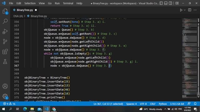 [Python] Delete in Binary Tree смотреть онлайн